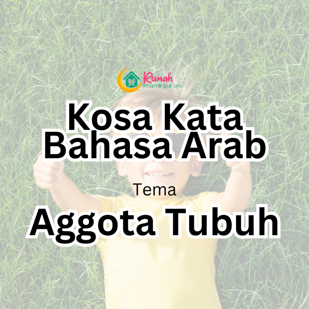 kosa kata bahasa arab tema bagian anggota tubuh dan artinya